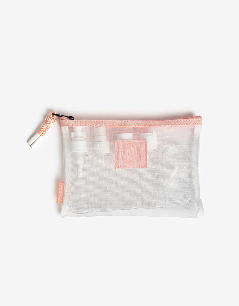 Set de Viaje Set De Envases Recargables Para Viaje - Rosa Claro
