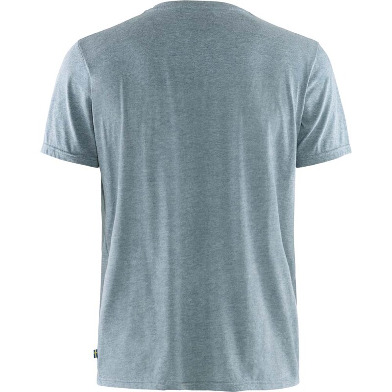 Polo Fjallraven Fjallraven Logo T-shirt M Hombre Uncle Blue-melange