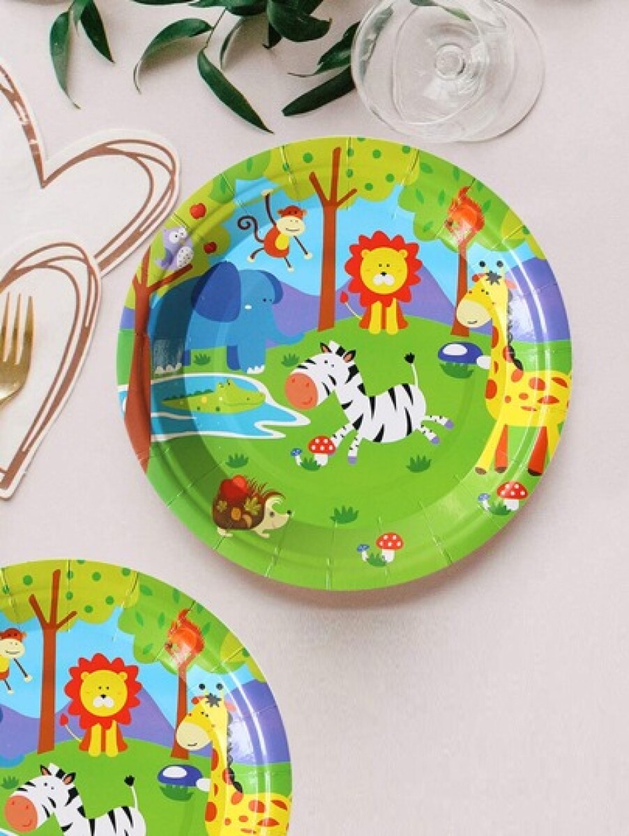 Plato Diseño Selva 