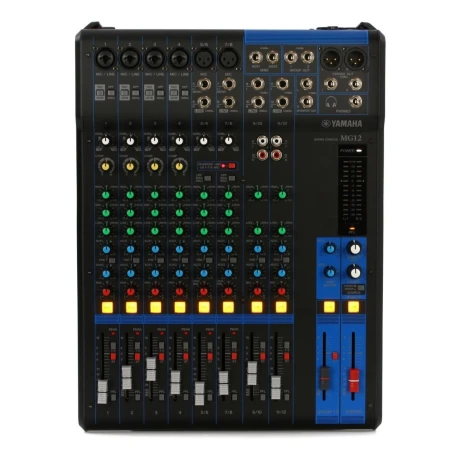 CONSOLA YAMAHA MG12 8CH (6 MIC+2 LINE ST) CONSOLA YAMAHA MG12 8CH (6 MIC+2 LINE ST)