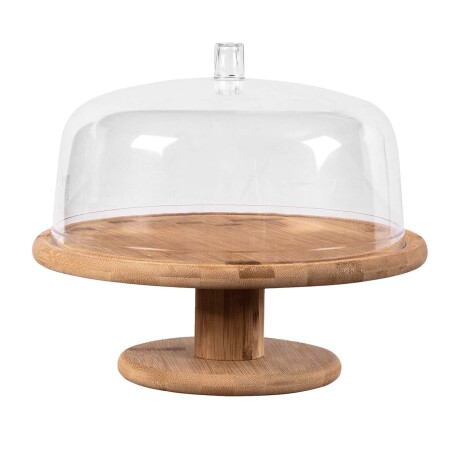 PORTA TORTA C/SOPORTE TRANSPARENTE PLÁSTICO BFB150 NT