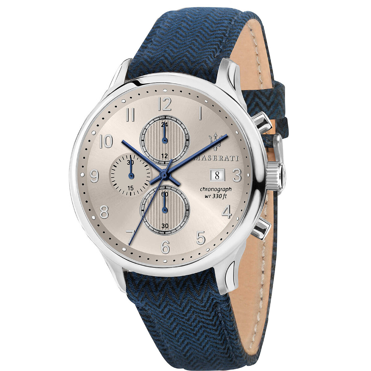 Reloj Maserati Fashion Cuero Azul 