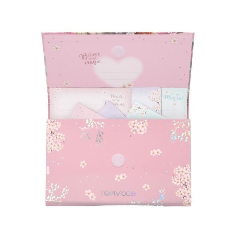Carpeta archivadora infantil con notas y sobres Viva Violet