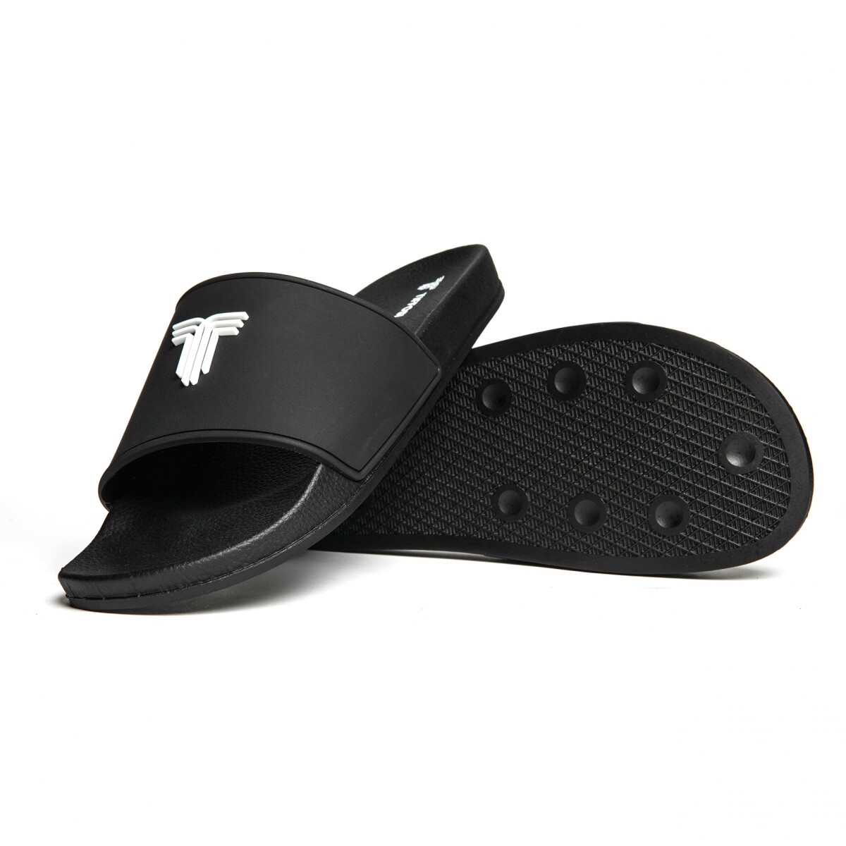 Chanclas Tiffosi Slide de Hombre - Negro 