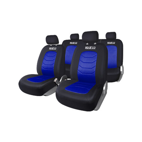 Cubreasientos Funda Auto Sparco Universales Tela Azul Cubreasientos Funda Auto Sparco Universales Tela Azul