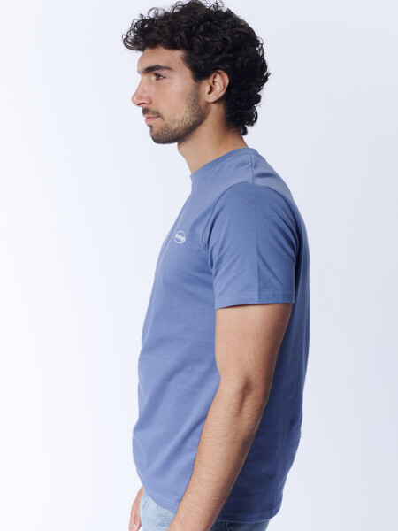Remera estampa Iconos Azul