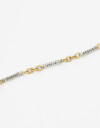 Pulseras Flexibles Metal Pulsera Acero Biplating - Combinacion Bicolor