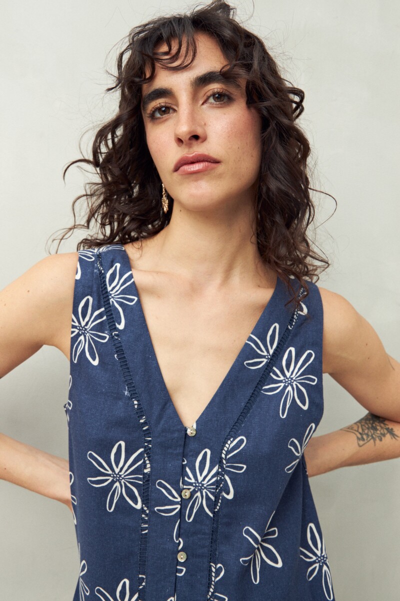 VESTIDO URRUTIA Indigo