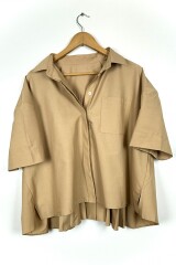 CAMISA ALGODON KRISHNA CAMEL