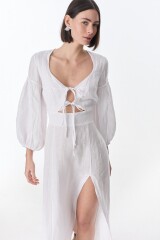 Vestido Tropical Blanco