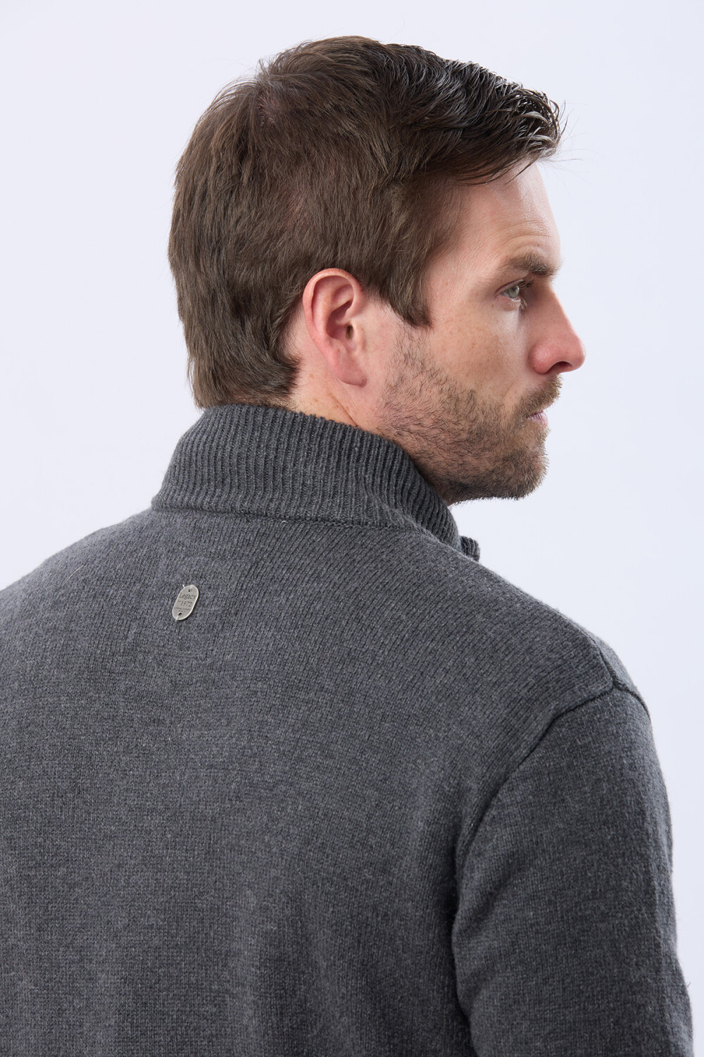 CAMPERA LANA TEJIDA Gris