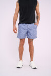 Short de baño estampado Celeste