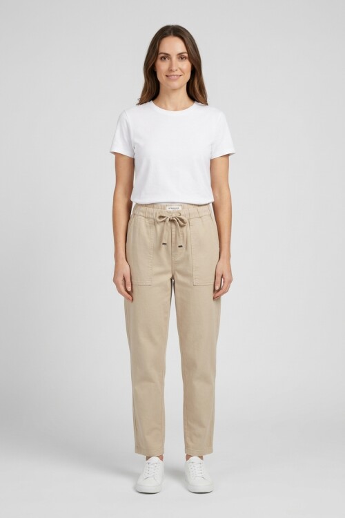 Pantalon jogger BEIGE