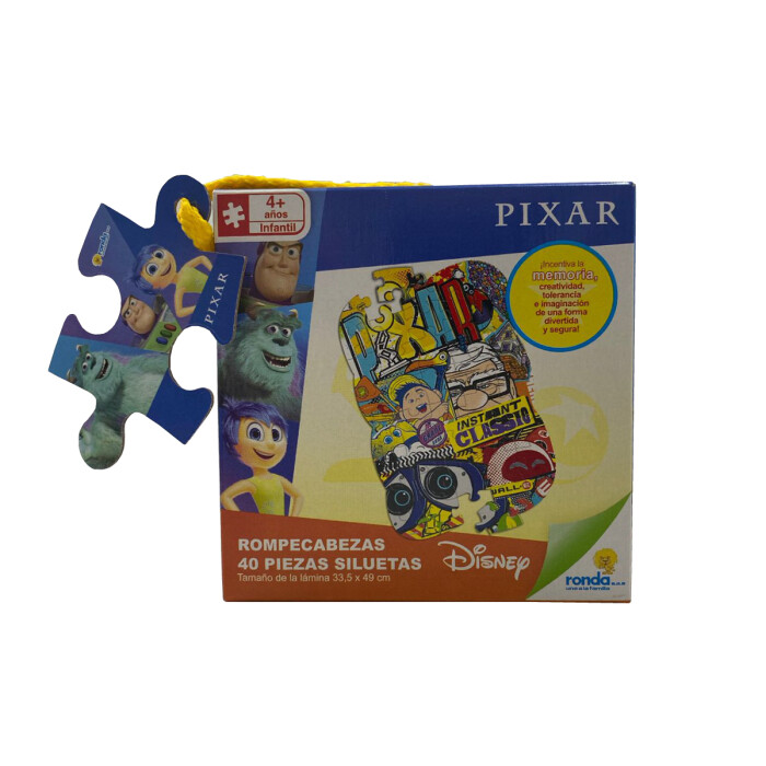 RONDA ROMPECABEZAS 40 PIEZAS PIXAR única