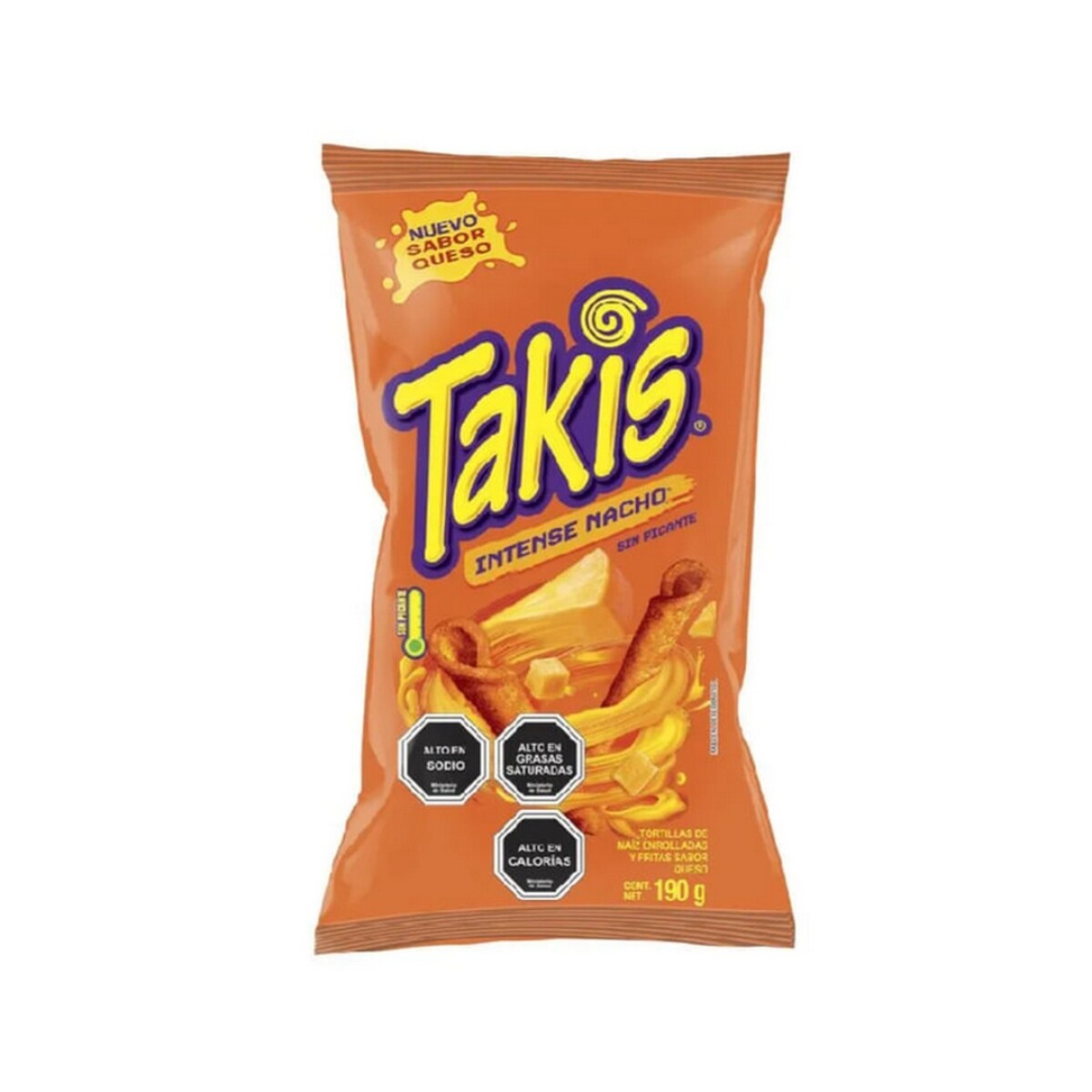 TAKIS INTENSE NACHO SIN PICANTE 190G 