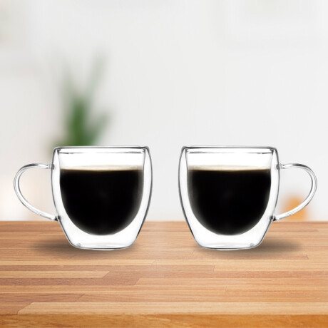 Taza Vidrio 2 Unidades 220 ml Ibili Taza Vidrio 2 Unidades 220 ml Ibili