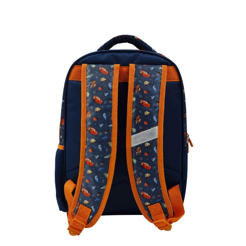 Mochila Infantil Disney Cars Azul Marino - Gris - Anaranjado