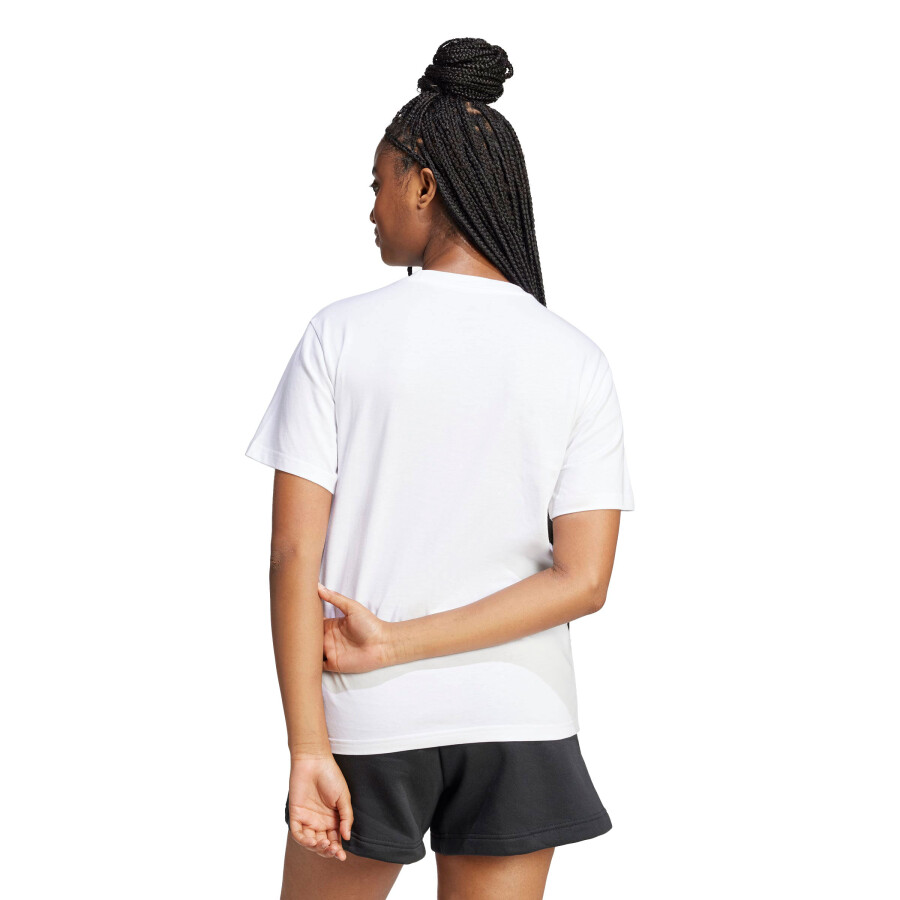 Remera de Mujer Adidas Tech Metallic Graphic Blanco
