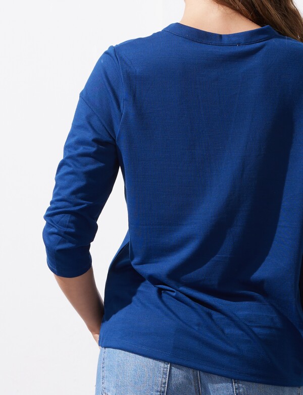 Blusa Zips AZUL