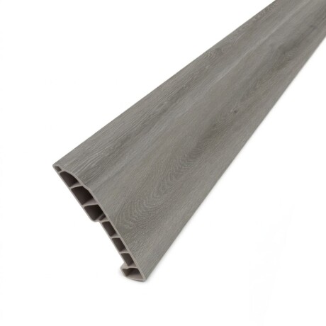 Zocalo de PVC 15mm X 80mm X 2,40 Mts Gris 6105 Zocalo de PVC 15mm X 80mm X 2,40 Mts Gris 6105
