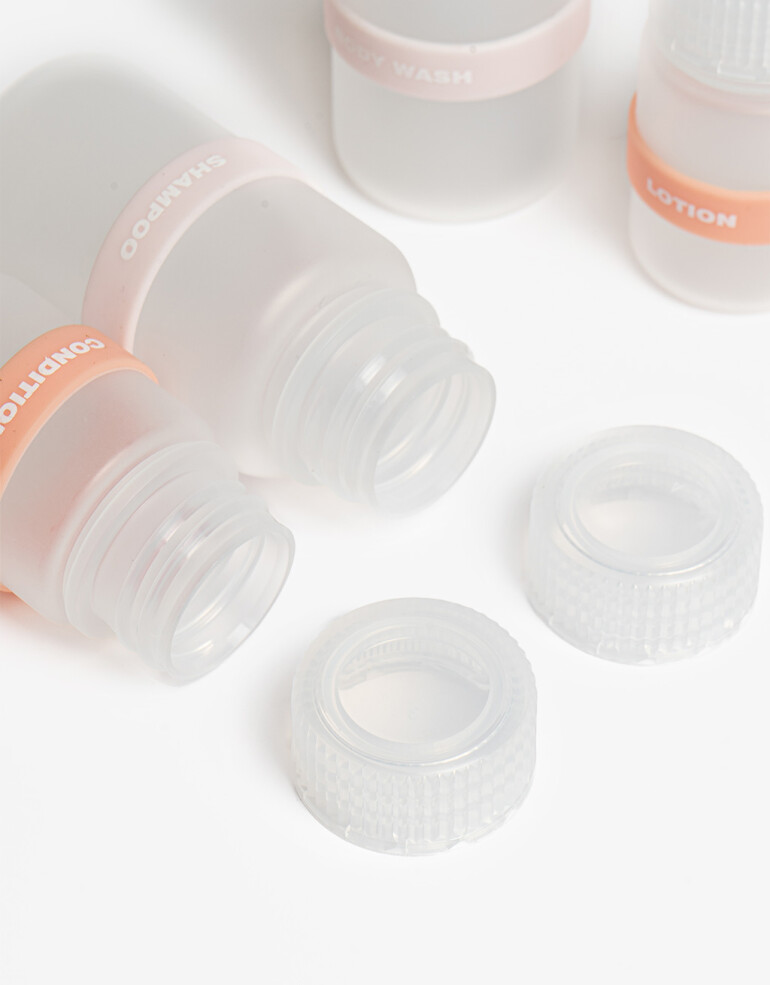 Set de Viaje Set De Envases Recargables Para Viaje - Combinacion Multicolor