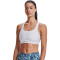 UA Crossback Mid Bra-PNK WHT-100