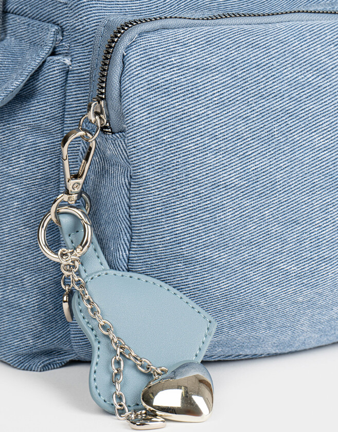 Mochilas Urbanas Denim Mochila Denim Efecto Lavado - Azul Gastado