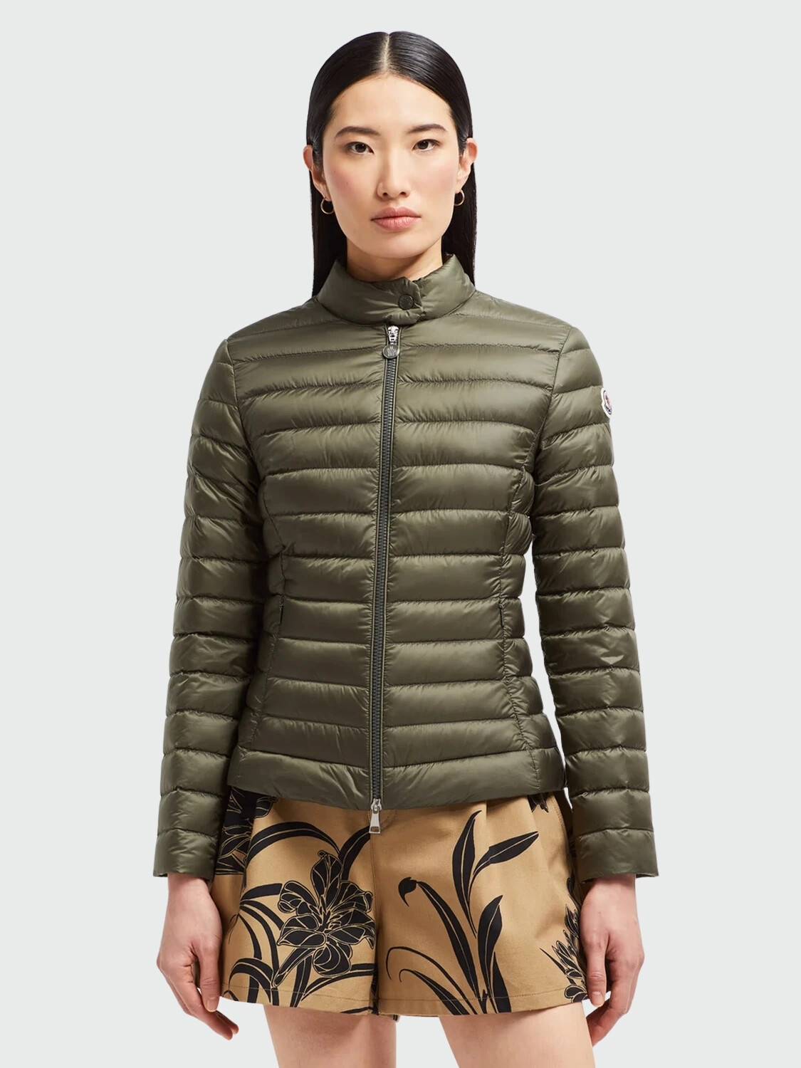 Moncler - Chaqueta Corta IGELLE Verde Oscuro