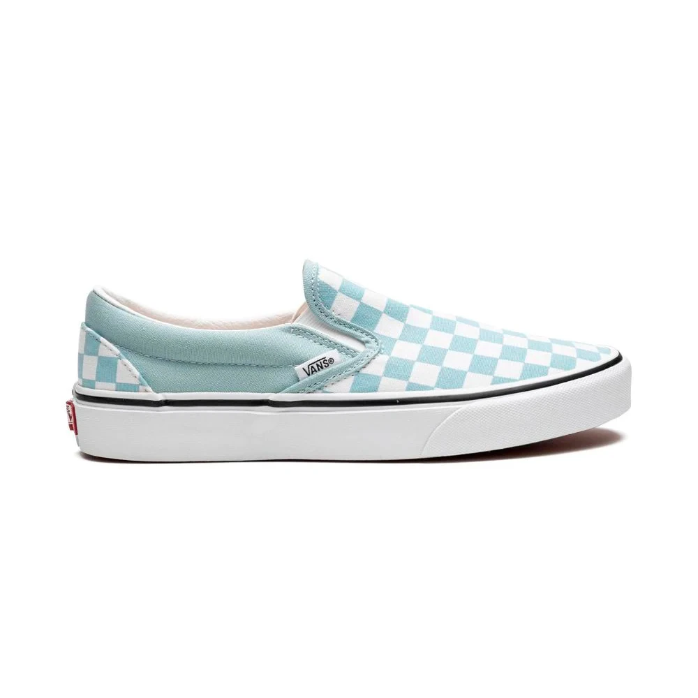 Classic Slip-On - Hombre Color Theory Checkerboard Canal Blue