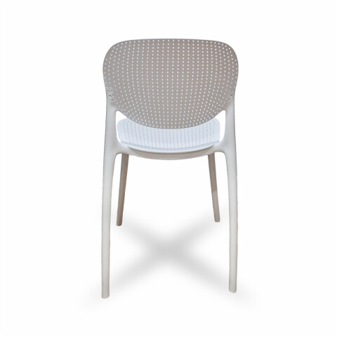 Silla Diseño Minimalista Nordica para Comedor o Jardín - Blanco Silla Diseño Minimalista Nordica para Comedor o Jardín - Blanco