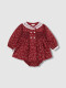 Vestido Smock Cuello Volante Caldera