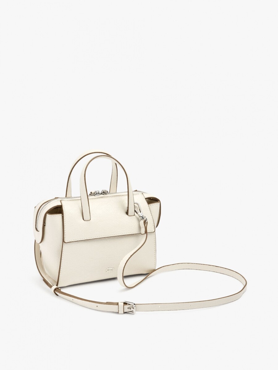 Bolso Tote Con Bandolera crudo