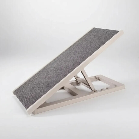 Rampa Para Mascotas Chica Plegable Liviana Compacta Gris