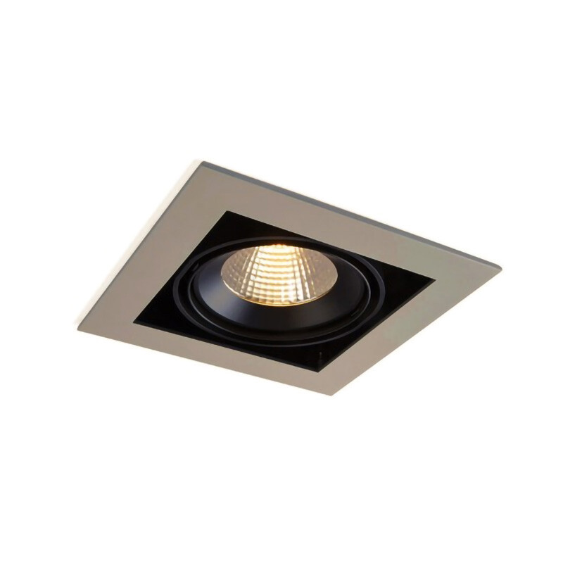 AADCG10 Luminaria Downlight Cuadrado Niquel