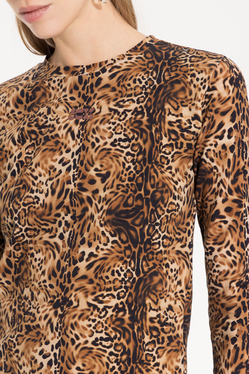 Remera Safari Leopardo