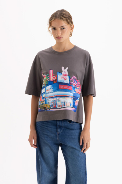 Remera Fortuna Gris