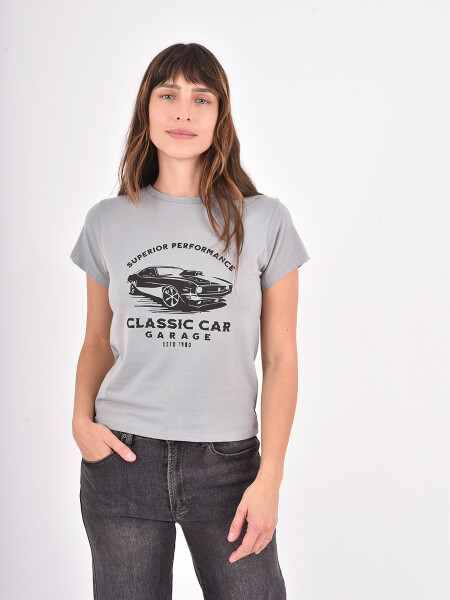 REMERA NELA GRIS
