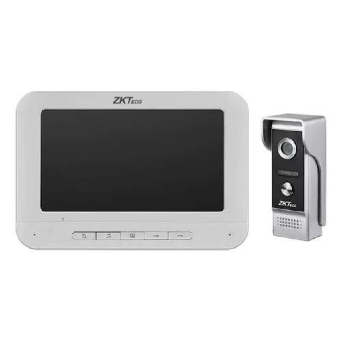 Kit Videoportero Zkteco Análogo con Pantalla 7'' 