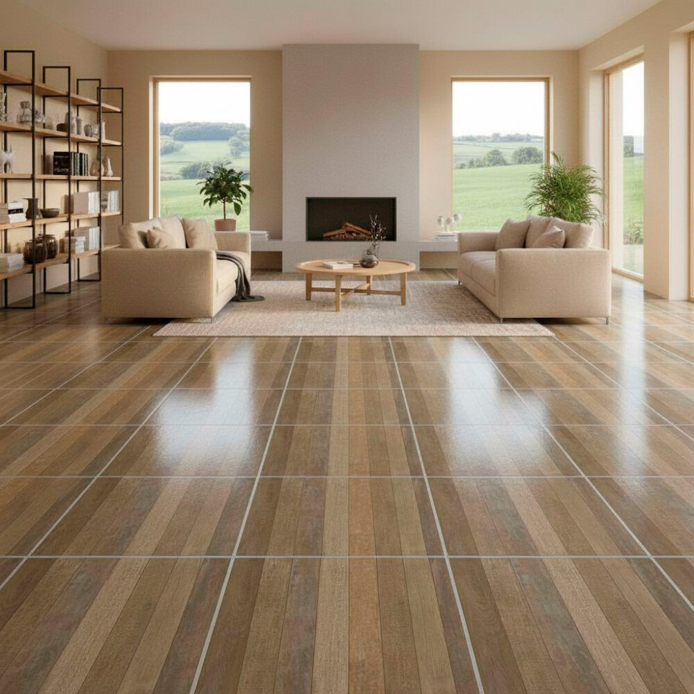 CERÁMICA PARA PISO MADERA MIX LUX "A" 60X60 CM Cerámica Para Piso Madera Mix Lux "a" 60x60 Cm