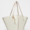 Shopper Neo Craft en cuero charol Natural