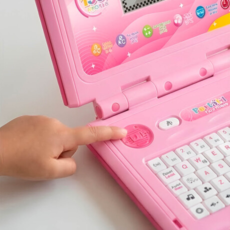 Computadora Laptop Infantil Educativa En Español Rosa