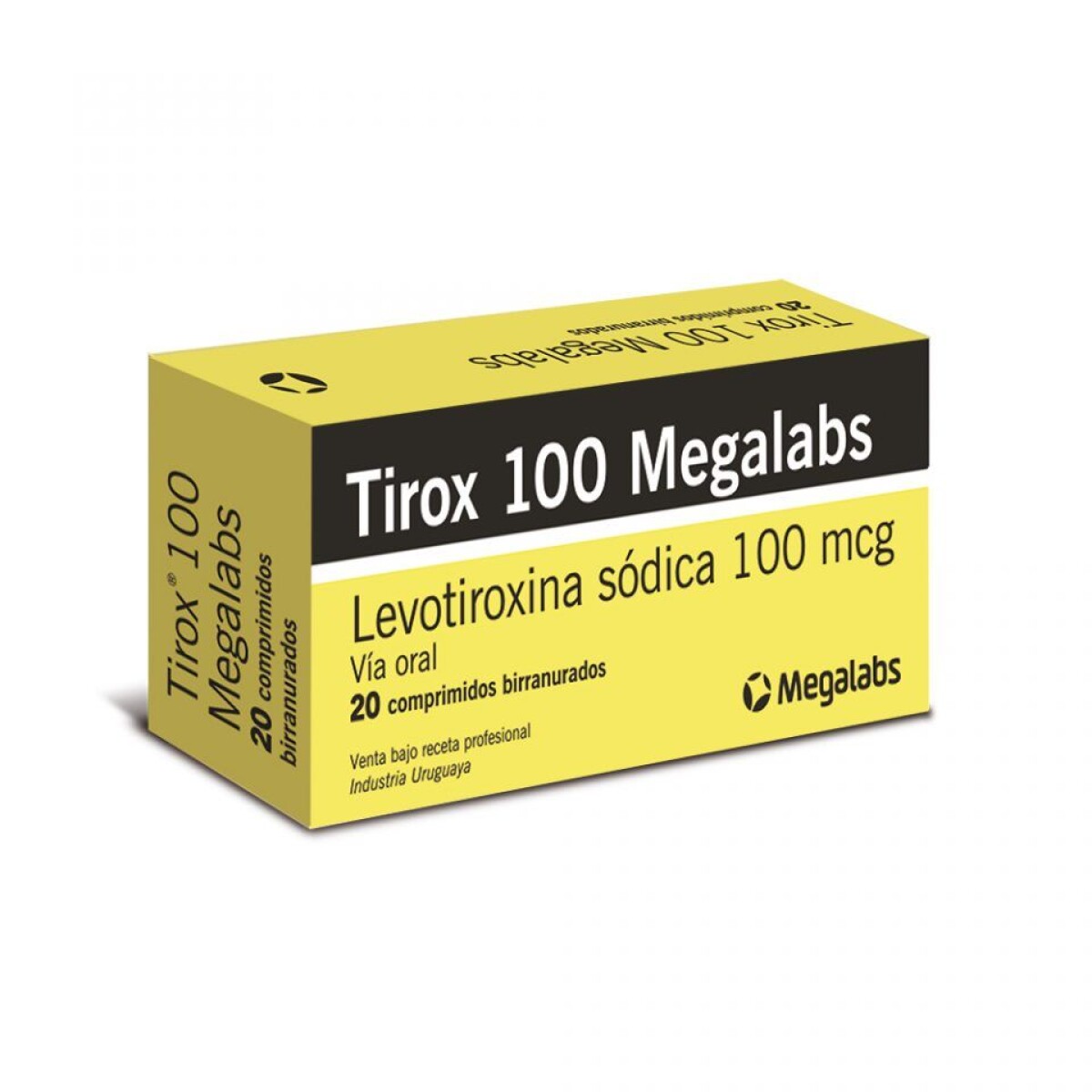 Tirox 100 mcg 20 Comprimidos – Regulador del Sistema Endocrino