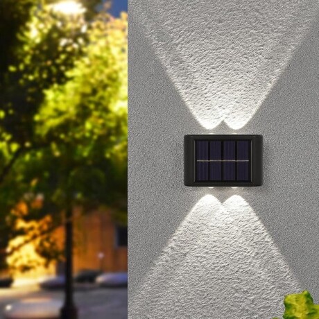LUZ DE CARGA SOLAR 6 LED PARA EXTERIOR DOBLE LUZ LUZ DE CARGA SOLAR 6 LED PARA EXTERIOR DOBLE LUZ