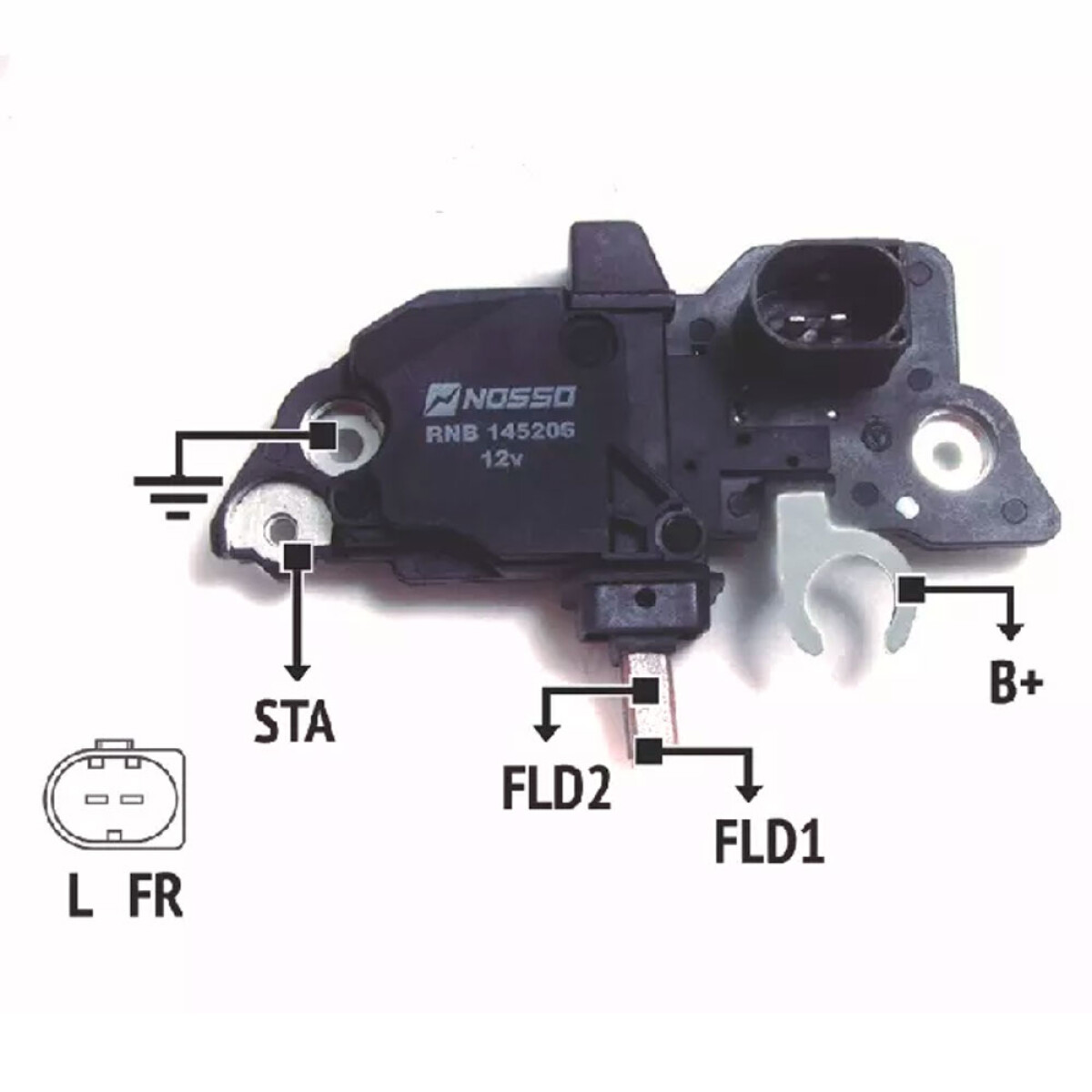 REGULADOR VOLTAJE HONDA HONDA CIVIC-ACCORD-FIT SIST.BOSCH NOSSO 