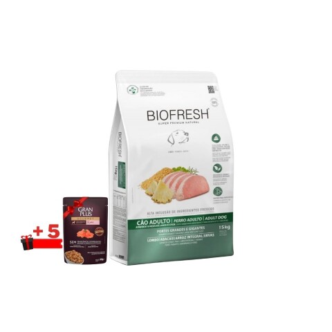 Biofresh Perro Adulto Raza Grande Cerdo y Ananá 15 kg Biofresh Perro Adulto Raza Grande Cerdo y Ananá 15 kg