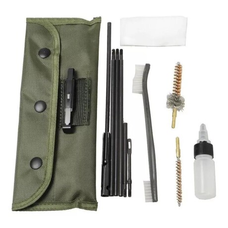Kit de limpieza para pistola o rifle - 11 piezas Kit de limpieza para pistola o rifle - 11 piezas