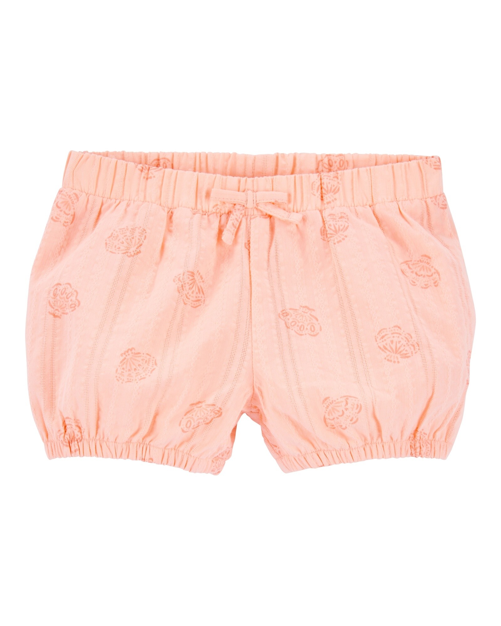 Short de algodón, diseño caracolas Sin color