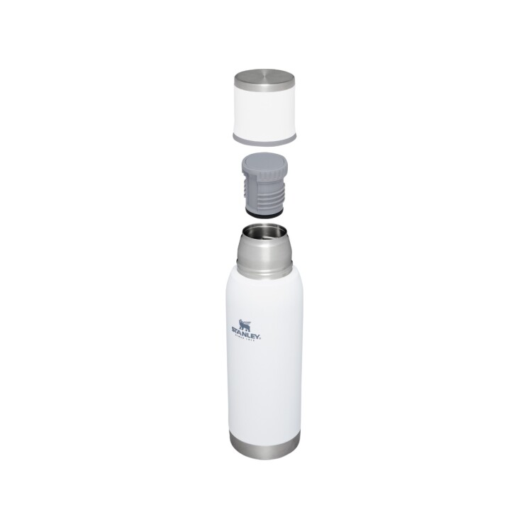Termo Stanley Adventure To-Go 750 ml con Tapón Cebador y Taza Blanco Polar