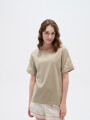 Remera Surnel Verde Grisaceo