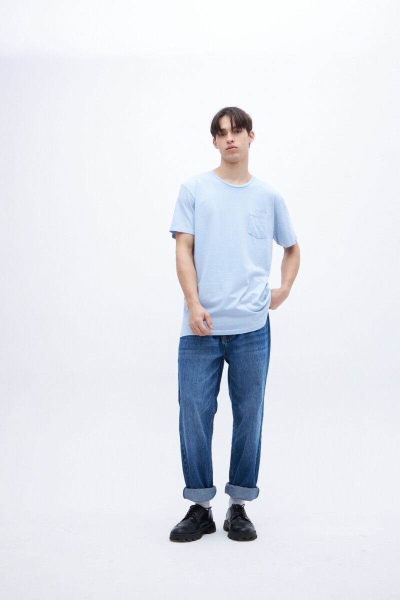 Remera Kenny - Celeste 